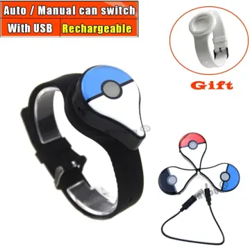 New Upgraded Compatible for Pokemon Go Plus - Rechargeable, Manual/Auto  Catch Two Mode