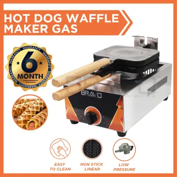 Electric Hot Dog Maker Corn Dog Waffle Stick Maker Sausage Machine Non-stick  Coating Cook 6 Hot Dogs At A Time Eu Plug