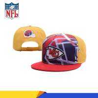 Kansas City Chiefs Team N/f/l หมวกเบสบอลแฟชั่นกีฬา Snapbacks หมวกปีกแบน High Top Street Sun Hat