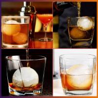 【ส่งจากไทย】Whisky Cocktail Drinking Wine Tray Ice Ball Mold Sphere Ice Maker Molds