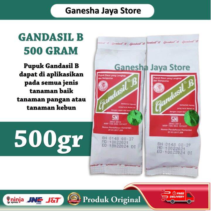 Pupuk Gandasil B Buah 500 Gr & 100 Gram Pupuk Penyubur Daun & Buah ...