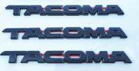 7PCS Overlay Kits Black Fit For Ta Prerunner V6 SR5 Emblem Nameplate