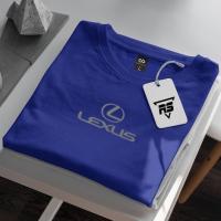 280G เสื้อยืดแขนสั้น ผ้าฝ้าย พิมพ์ลายโลโก้ Lexus สีเงิน คุณภาพดี สําหรับผู้ชาย และผู้หญิง