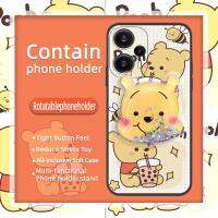 Durable Anti-knock Phone Case For Redmi Note12 Turbo cartoon Original TPU Cute foothold New Arrival Kickstand Silicone