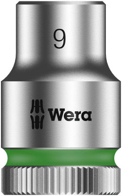 Wera - 5003554001 Zyklop 8790 HMB 3/8" Socket, Hex head 9mm x Length 29mm