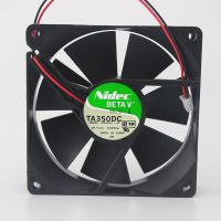 สำหรับ Nidec Ta350dc 2สาย90*90*25มม. M34261-16 9025 24V 0.28a บอลคู่พัดลมทำความเย็นเครื่องเชื่อมอินเวอร์เตอร์