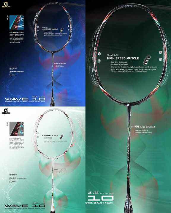 Apacs Wave 10 (4U/G2)With String&Grip (Up String Service Free