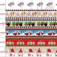 [HOT YUKXKLJWHJKG 578] ถุงน่องซีรี่ย์การ์ตูนคริสมาสต์16มม. 75มม. ริบบิ้นผ้ากรอสเกรน/ฟอยล์ริบบิ้นตุ๊กตาหิมะโบวผูกผม DIY ตกแต่งของขวัญ50หลา/ม้วน