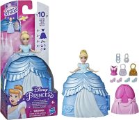 Disney Princess Secret Styles Fashion Surprise Cinderella, Mini Doll Playset with Extra Clothes and Accessories