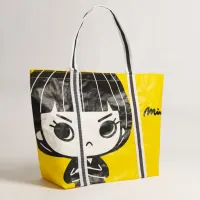กระเป๋า Amaze Mimi สีเหลือง ใบใหญ่ จุได้เยอะ รับน้ำหนักได้ดี(AX01YE)