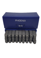 ตัวตอกอักษรใช้ตอก เหล็ก /สแตนเลส/อลูมิเนียม ไม้ หรือ หนังแท้ แบบเยอรมัน ยี่ห้อ PHOENIX (2mm.-6mm.)