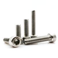 10pcs US Coarse Thread UNC 1/4-20*L 304 A2-70 Stainless Steel Hex Hexagon Socket Cap Allen Head Bolt Screw Fasteners