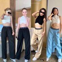 NEW!! AxW Boxer pants? (380฿ฟรีส่ง) มาแล้วค่าา? กางเกงเอวสูง แต่งขอบยาง logo แบรนด์ดัง ยืดหยุ่นได้ ใส่สบายไม่รัด