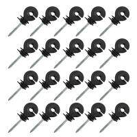 20pcs Tapping/Nut Insulators Electronic Fence Insulators Durable Screw Posts Multi-functional Fence Insulators Post Accessories