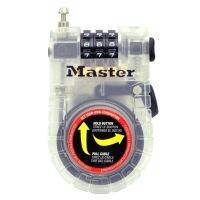 Masterlock 4605D สายเคเบิ้ลล็อคกระเป๋าเดินทางแบบยืดหดได้ 36in