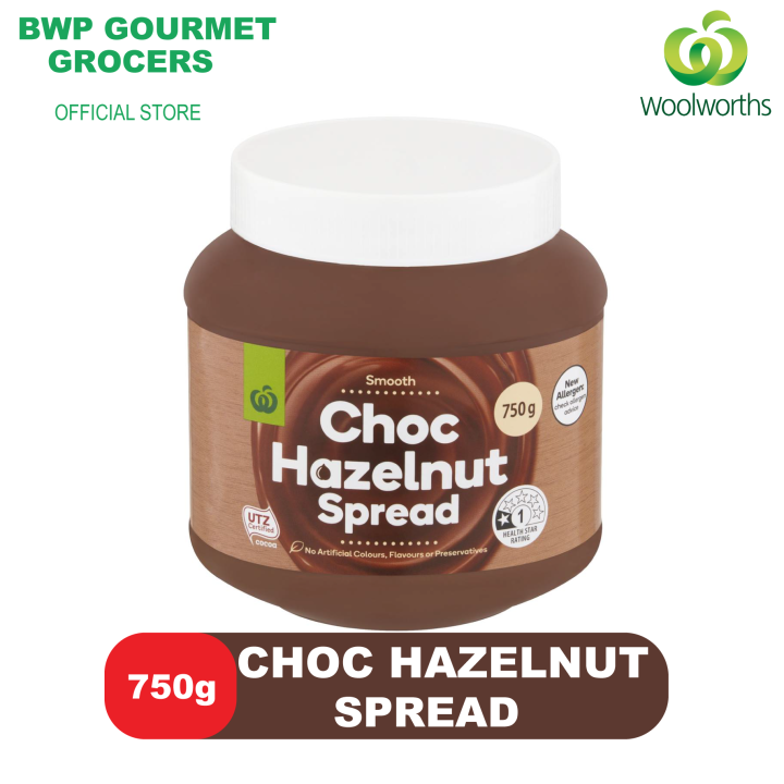 Woolworths Choc Hazelnut Spread (750g) Lazada PH