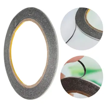 2mm wide (1mm thick) 5M Double Sided Adhesive Tape Strong Black Foam Tape  for Cell Phone Repair Screen PCB Dust Proof