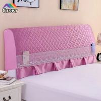 ปลอกหุ้มหัวไม้กอล์ฟเตียงหนาแบบยุโรปยืดหยุ่นรวมทั้งหมด Cover Headboard นุ่มป้องกันหัวเตียงผ้าคุลมหัวเตียงฝาครอบกันฝุ่น120/150/1800/200/220ซม.