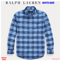 RALPH LAUREN PLAID PERFORMANCE POPLIN SHIRT ( BOYS SIZE 8-20 YEARS )