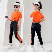 Summer Baby Girls Clothes Sets 2023 Short Sleeve Shirts + Pants 2PCS Kids Sport Children Clothing Tracksuit Teen 4 5 6 8 10 11 12 Years