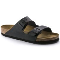 Birkenstockรองเท้าแตะ Men Sandals Women Two-strap Arizona Birko-Flor Black