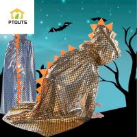 PTOUTS ชุดฮาโลวีนเด็ก/halloween costume เด็กๆ การ์ตูน แม่มด วันเด็ก เสื้อคลุมมีฮู้ด เสื้อคลุมปาร์ตี้ฮาโลวีน ชุดคอสเพลย์ เสื้อคลุมไดโนเสาร์