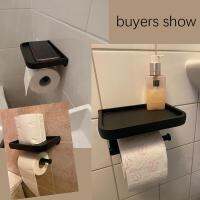 Stainless Steel Toilet Paper Holder Bathroom Wall Mount WC Paper Phone Holder Shelf Towel Roll shelf Accessories