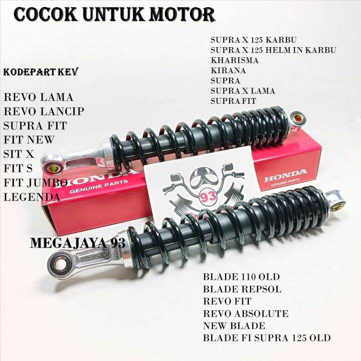 Shok Shockbreaker Belakang Ukuran Mm Kharisma Supra Fit Fit New Fit S Supra X