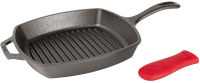 Lodge Manufacturing Company Lodge Cast Iron 10.5-inch Square Grill Pan, Black