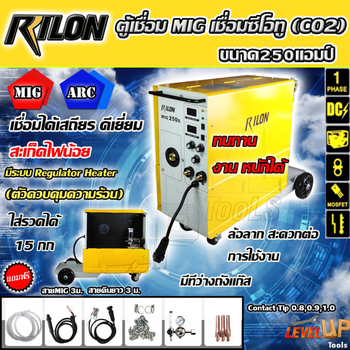 เครื่องเชื่อม-mig250s-rilon-220v