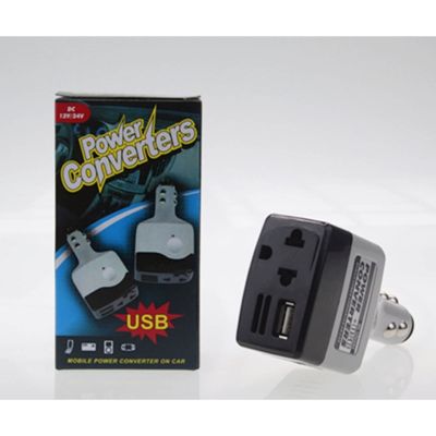 ：》{‘；； DC 12V/24V To AC 220V Power Inverter Voltage Converter Portable USB Car Inverter Charger With USB Inter