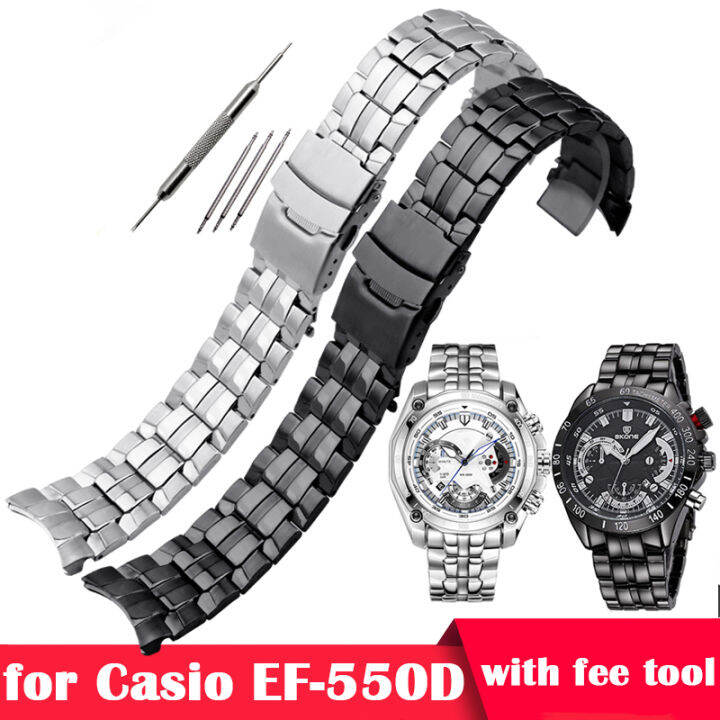 LANGLEY Watchband EF550 compatible for Casio Edifice EF550D 316L