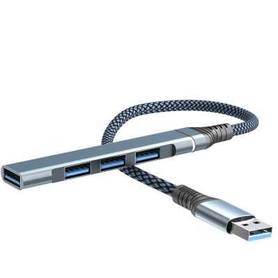 จุดรวมยูเอสบีขนาดเล็กฮับ USB 3.0ฮับรางช่องยูเอสบี USB หลากหลาย4พอร์ตความเร็วมินิหลาย3ช่อง Usb3.0 USB Hub เครื่องขยายสัญญาณสำหรับ PC Feona