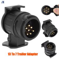 New prodects coming 12V 13 To 7 Pin Trailer Socket Adapter Waterproof Truck Caravan Towing Electric Adapter Trailer Wiring Connector Tow Accessories