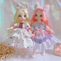 (Popular toys) ใหม่อะนิเมะตุ๊กตาใบหน้า30เซนติเมตร20ที่สามารถเคลื่อนย้ายปล้อง Bjd ตุ๊กตาแฟชั่นชุด DIY ของเล่นกับรองเท้าสำหรับเด็กของขวัญวันเกิด