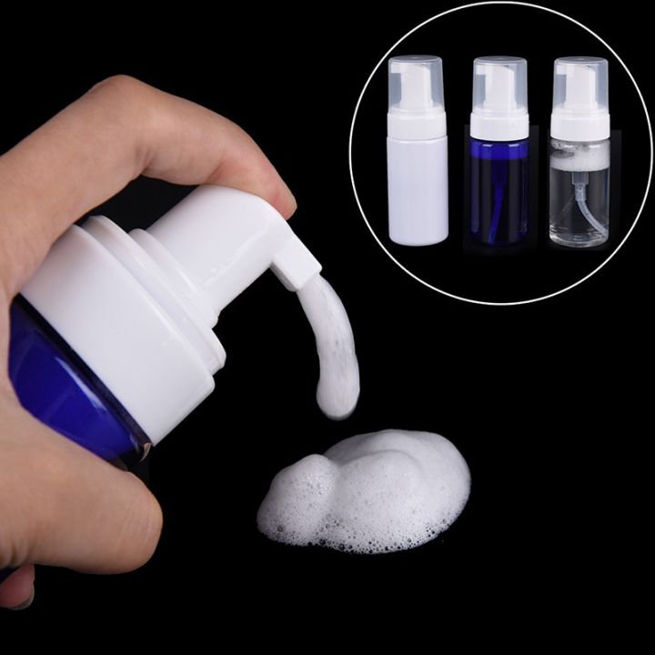1PC 100ml PET Foaming Spray Bottle Plastic Foam Pump Soap Dispenser Bottle
