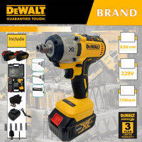 DEWALT บล็อกไฟฟ้า เครื่องมือช่าง ประแจไฟฟ้าไร้สาย คุณภาพสูง แบต 2 ก้อน ประแจไฟฟ้า 2 แบตเตอรี่ลิเธียม 229V 7200rpm 620 N.M ประแจไฟฟ้า มีความแข็งแกร่ง แรงบิดสูง บล็อกแบตไร้สาย บล็อกไฟฟ้าแรงๆ