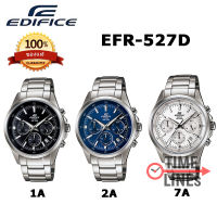 CASIO Edifice รุ่น EFR-527D ของแท้ 100% นาฬิกาผู้ชาย และระบบ Chronograph  พร้อมกล่องและประกัน CMG 1ปี EFR-527D EFR-527 EFR527 EFR527D EFR-527D-1AVUDF EFR-527D-7AVUDF EFR-527D-2AVUDF