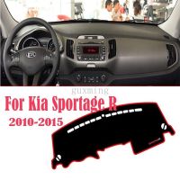 สำหรับ Kia Sportage 3 2010 2011 2012 2013 2014 2015ที่คลุมแผงหน้าปัดรถยนต์ป้องกันแผ่นไฟสำหรับสเก็ตภาพม่านบังแดดอุปกรณ์เสริมสำหรับพรมยูวี