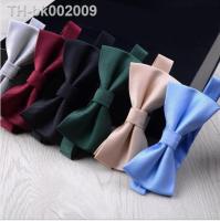 ❣✠✵ RBOCOTT Solid Bow Ties for Men Plain Party Wedding Bowtie Candy Color Bowknot Red Green Black Blue Bow TieWholesale Accessory