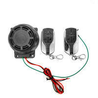 Security Siren Motorcycle Anti-Theft Alarm System With Dual Remote Control Sound Warning Horns 12V Vehicle Universal