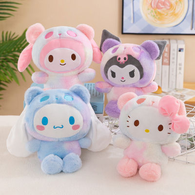 20ซม. Sanrio Plush ของเล่นอะนิเมะรูป Hello Kuromi โยนหมอน Cinnamoroll Melody Illusory สี Plushies ตุ๊กตาวันเกิดของขวัญ