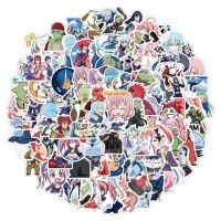 ✉☏▣ 50/100PCS That Time I Got Reincarnated As A Slime Sticker Colorful for Luggage Laptop Decal Skateboard Guitar Fridge Sticker