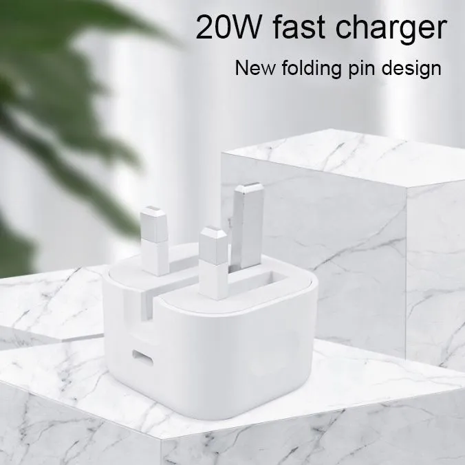 YLYH IP13 20W PD USB-C Fast Charging Type C Original Wall Charger Power Adapter with USB Cable For iPhone 14 13 12 Pro Max