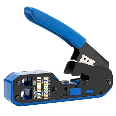 New Tool Network Crimper Cable Stripping Plier Stripper for Rj45 Cat6 Cat5E Cat5 Rj11 Rj12 Connector Ethernet Cable Cutter tools
