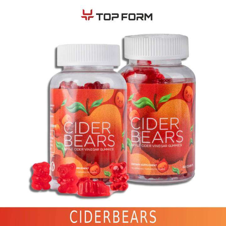Ciderbears Apple Cider Vinegar Gummy Bears60 Gummies, Ciderbear, Cider