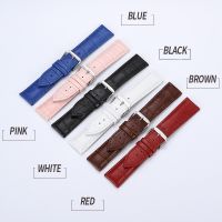 ﹍❁ Genuine Leather Watchbands 12/14/16/18/20/22/24 mm Watch Steel Pin buckle Band Strap High Quality Wrist Belt Bracelet Tool