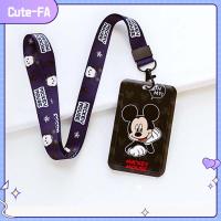 CUTE-FA แฟชั่น น่ารักดี เคสบัตรประชาชน นามบัตร เชือกเส้นเล็ก แท็กชื่อ กล่องใส่บัตรรถบัส กระเป๋าใส่บัตรลายการ์ตูน กระเป๋าใส่บัตรทำงาน ที่ใส่ป้าย