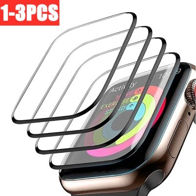 Soft Glass Protective Film For Apple Watch 7 41mm 45mm Screen Protectors For iWatch Series SE 6 5 4 3 2 1 38mm 40mm 42mm 44mm Nails  Screws Fasteners