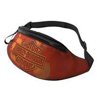 Harley-Davidsons Fanny Pack กระเป๋าคาดเอวพร้อมสายรัดเอวปรับได้,ของขวัญสำหรับเพลิดเพลินไปกับเทศกาลกีฬาออกกำลังกายการเดินทางวิ่งแบกโทรศัพท์